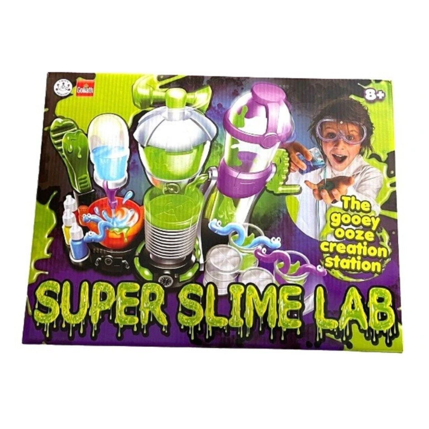 Super Slime Lab Science Project Make Worms Spin Your Slime Pump Go Gooey Ooze