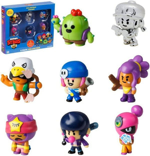 Brawl Stars 8 Pack Figures Video Game Play Ages 6+ New Toy Gift Set
