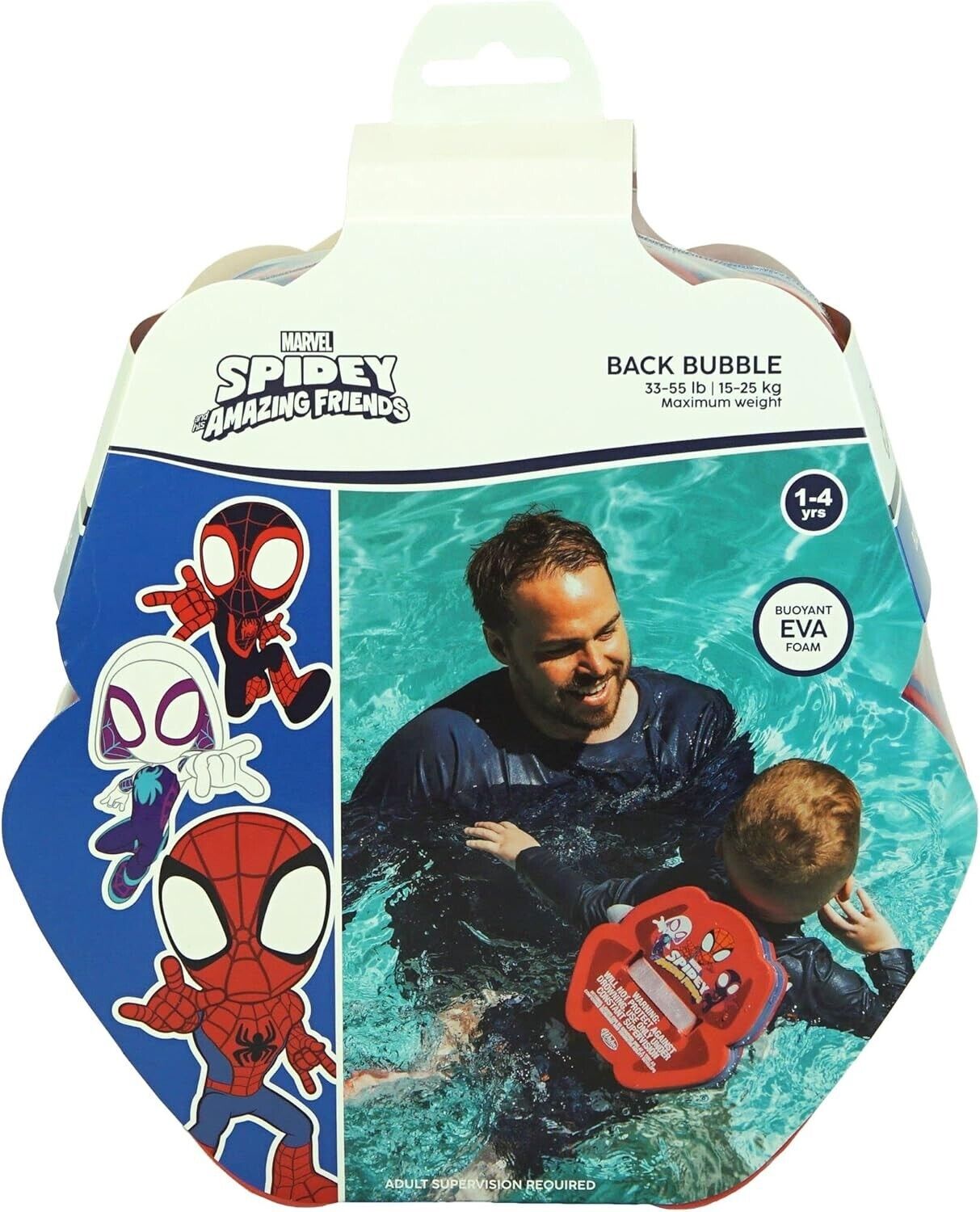 Wahu Spidey & Friends Back Bubble Learn Swimming Swim Water Play