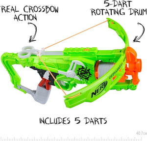 Nerf Zombie Strike Outbreaker Bow 8+ Toy Gun Blaster Boys Girls Play Crossbow