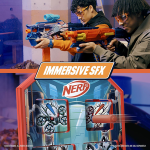 Nerf Bot Arena Clash Electronic Target Interactive Scoring Screen Robot Drone