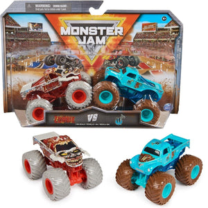 Monster Jam 2 Pack Official 1:64 Scale Diecast Truck Ages 3+ New Toy Race Car