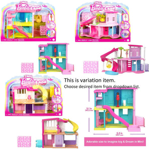 Barbie Mini BarbieLand Dollhouse Dreamhouse Surprise 1.5-inch Doll Furniture Fun