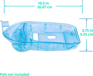 Zhu Zhu Pets Aquarium Speedboat and Dock Play Water Fish