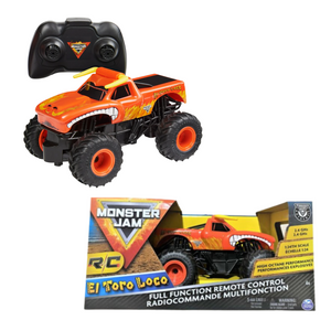 Monster Jam Official 1:24 RC Monster Truck, El Toro Loco, Ages 4+