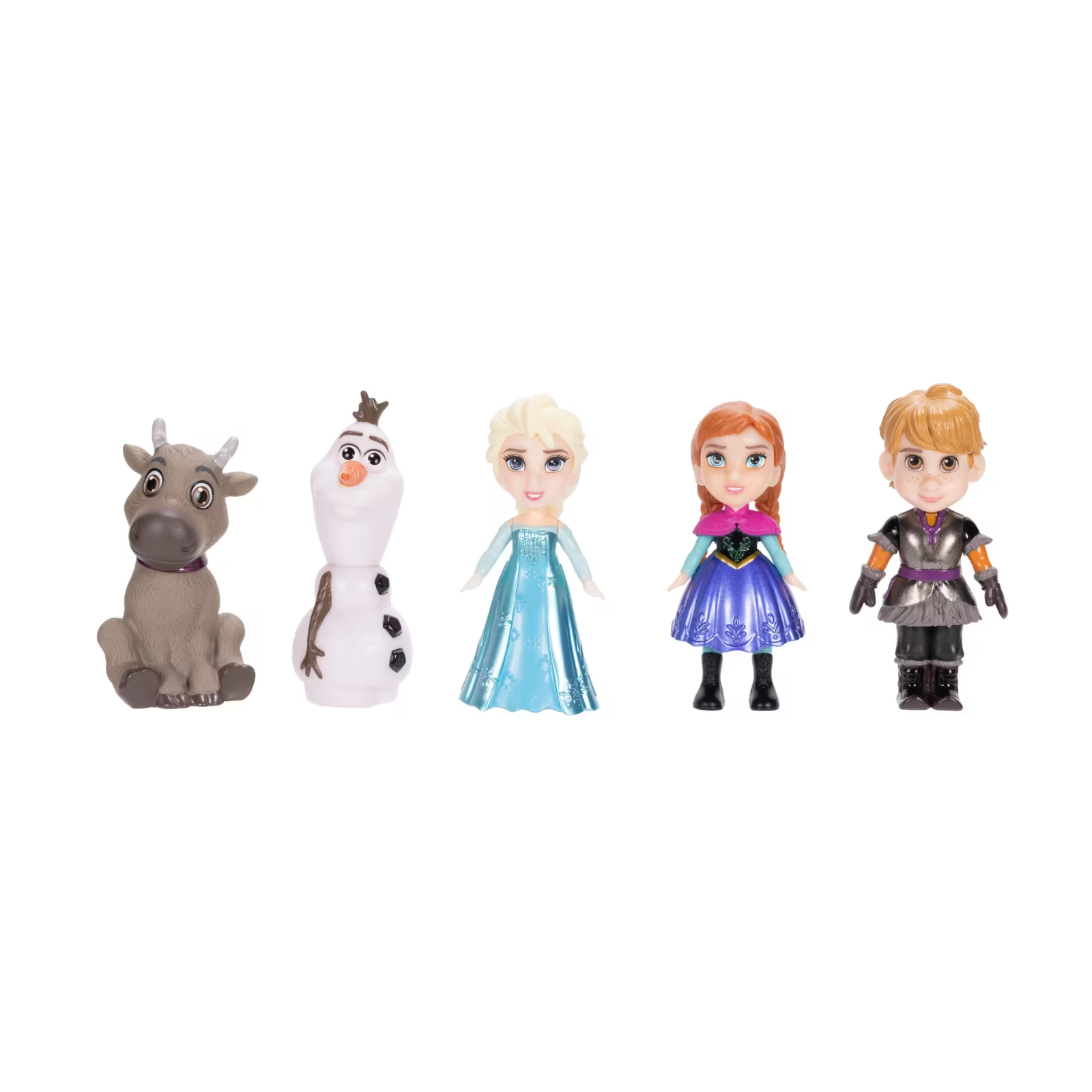 Frozen 2 Mini Doll Gift Set Anna Elsa Kristoff Olaf Sven Poseable Toys 3+