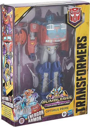 Transformers Cyberverse Ultimate Anergon Armor Optimus Prime 6+ Toy Robot Truck