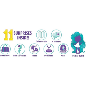 Hairdorables Collectible Doll Hair Art Series 5 Styles and case Colors May Vary