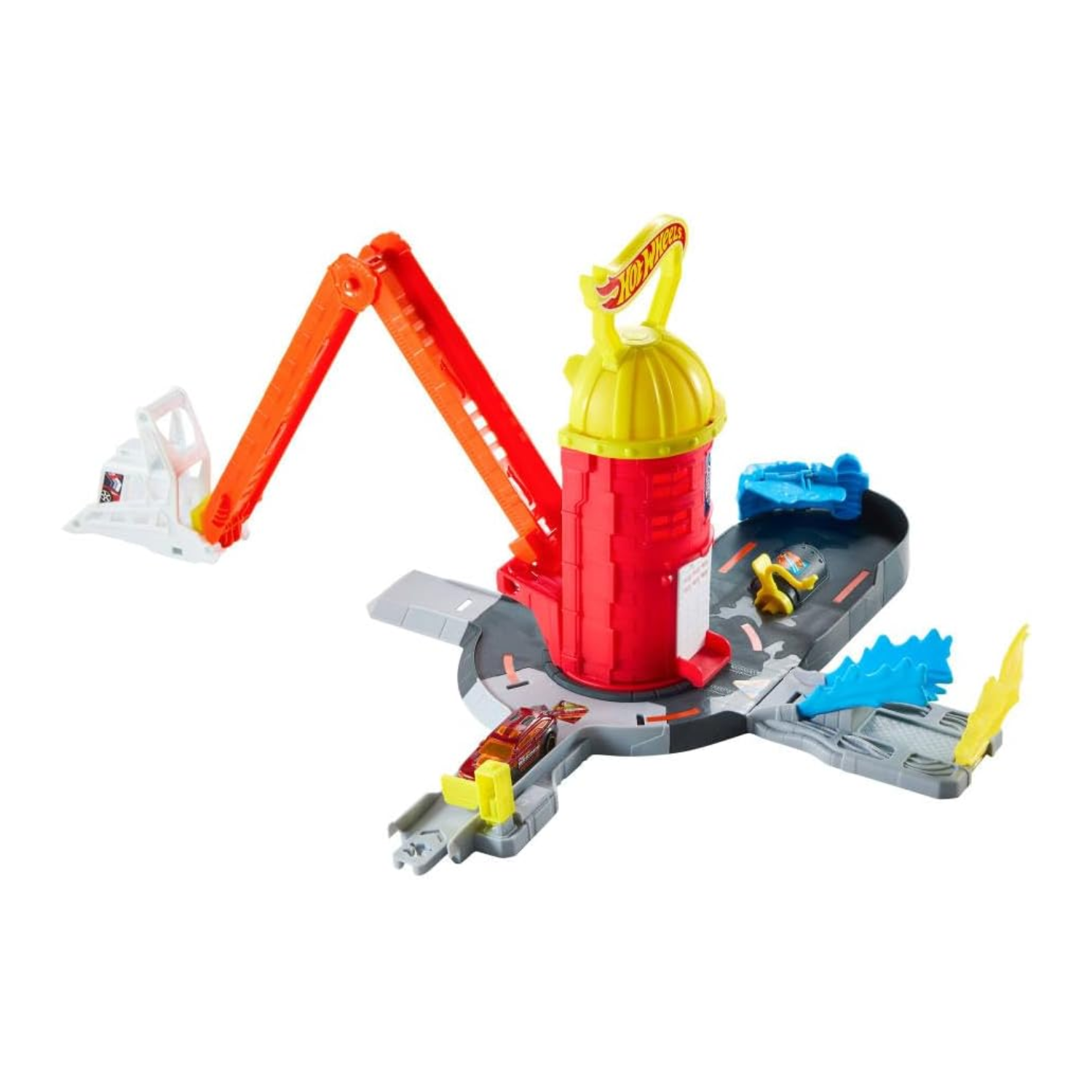 Hot Wheels City Super Fire Station Rescue Playset New Track Toy