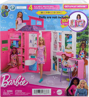 Barbie Doll House Playset, Getaway House with 11 Accessories Including 2 Chairs