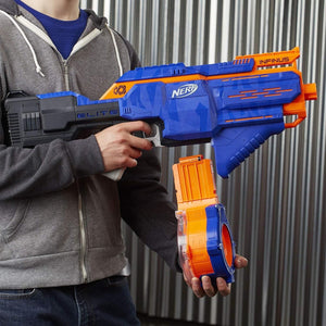 Nerf Elite Infinus Motorised Blaster with 30 Elite Darts and 30 Dart Drum Toy