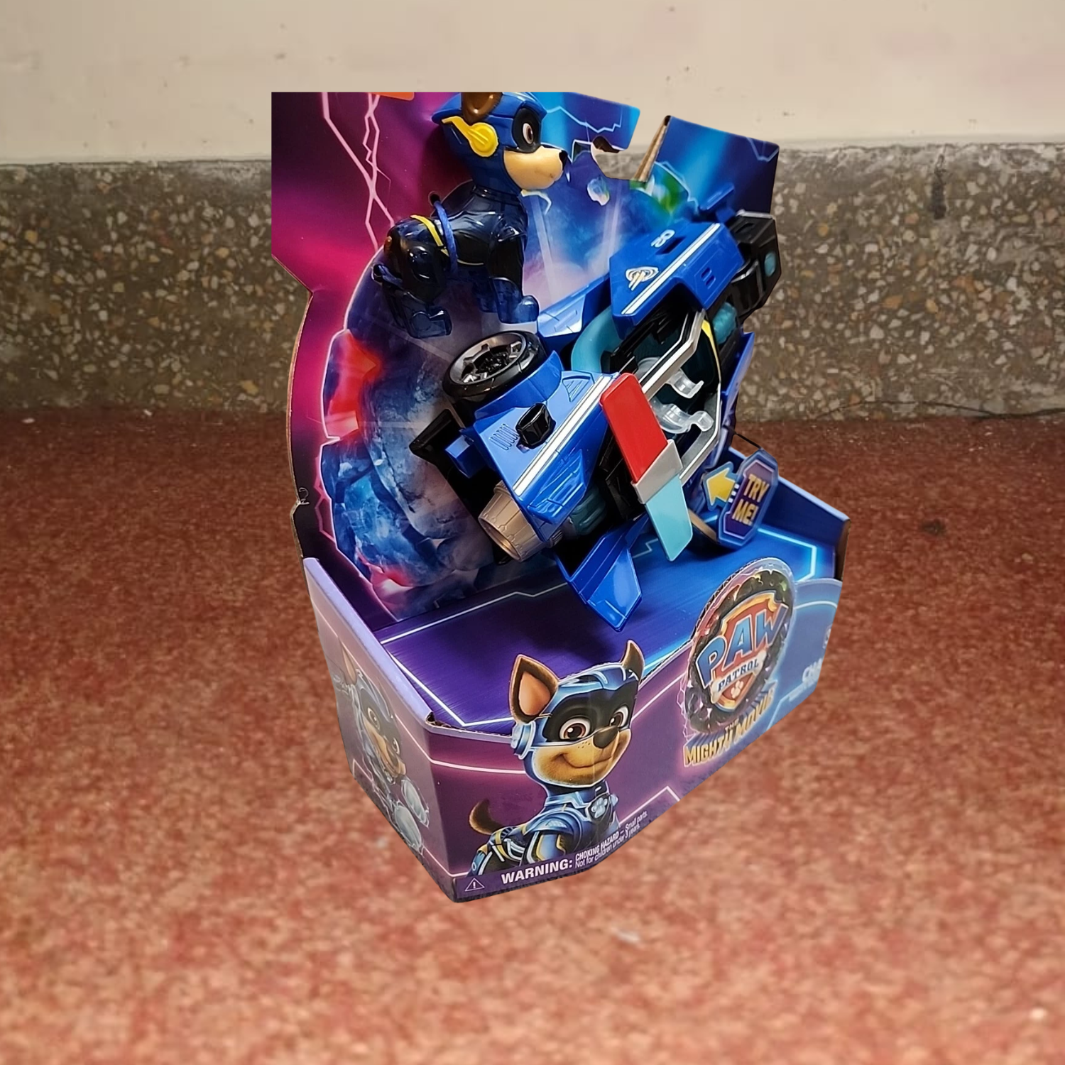 Paw Patrol-Chase Cruiser-The Mighty Movie Themed Assorted Zuma Rubble Car Truck