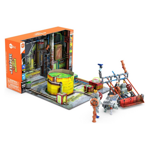 HEXBUG Junkbots Power Sub Station Factory Playset 200+ Build Parts 2 Robots 5+