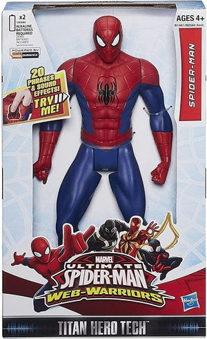 Marvel Spider-Man Electronic Action Figure, 30cm Titan Hero Tech Sound Effects