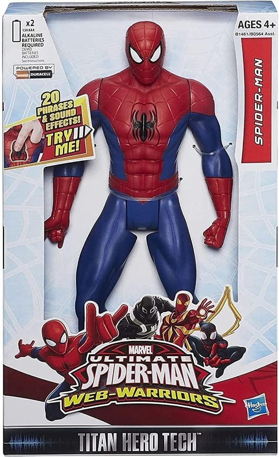 Marvel Spider-Man Electronic Action Figure, 30cm Titan Hero Tech Sound Effects
