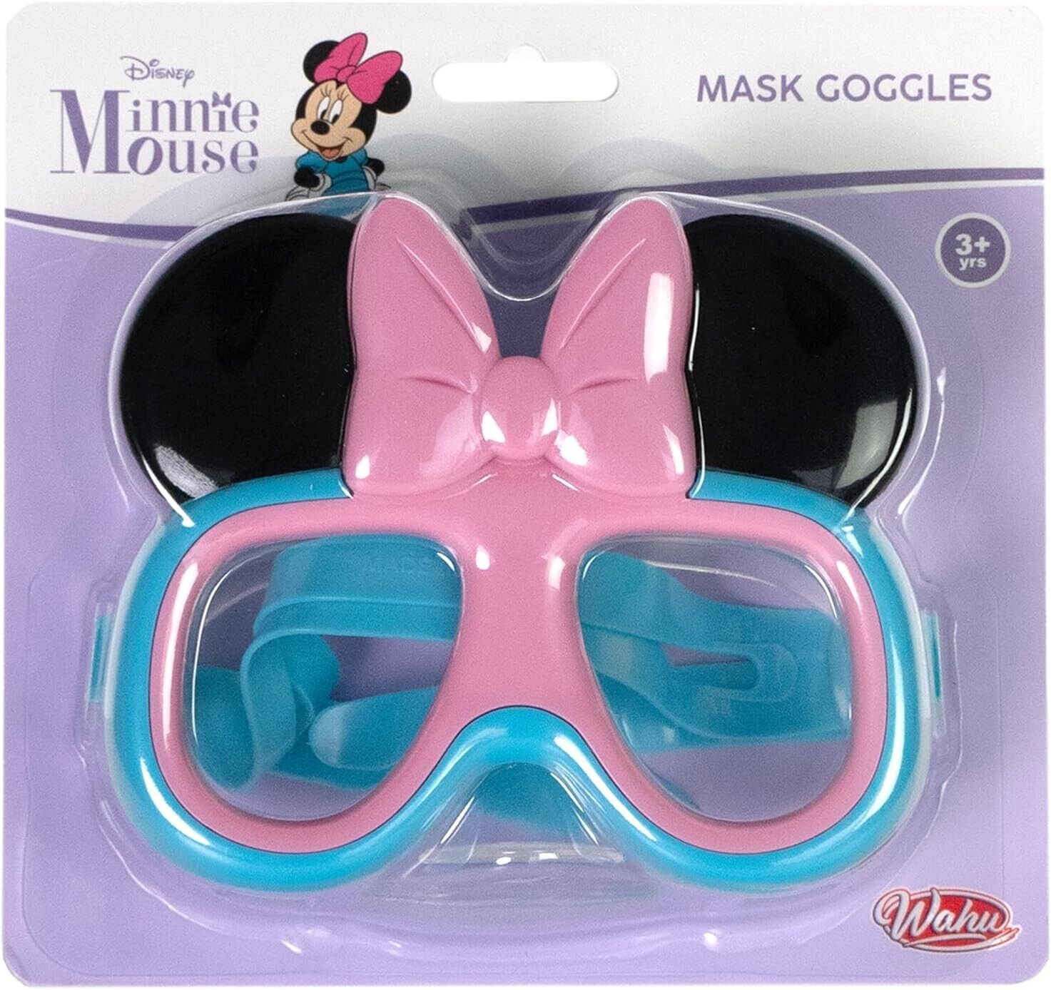 Wahu Minnie Mouse Mask Goggles Adjustable Swim Goggles for Kids