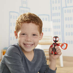 Spidey and His Friends 10 CM Miles Morales Spiderman With Accessory New Toy