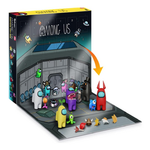 Among Us Surprise Gift Box 24 Mystery Figurines Accessories Advent Calendar Kids