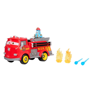 Pixar Cars Firetruck Red & Guido Playset with Flame Targets Water Projectiles 3+