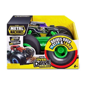 Zuru Metal Machines Over Drive Green Terrain Monster Truck Giant Wheels