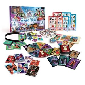 Disney Game Night Board Game 2+ Players 10 Games in one Box Toy Story Princess