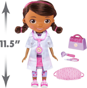 Disney Junior Doc McStuffins Wash Your Hands Doll With Mask and Accessories Play