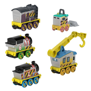 Thomas & Friends Construction Crew 5 Diecast Train Vehicle Set Push Along 3+