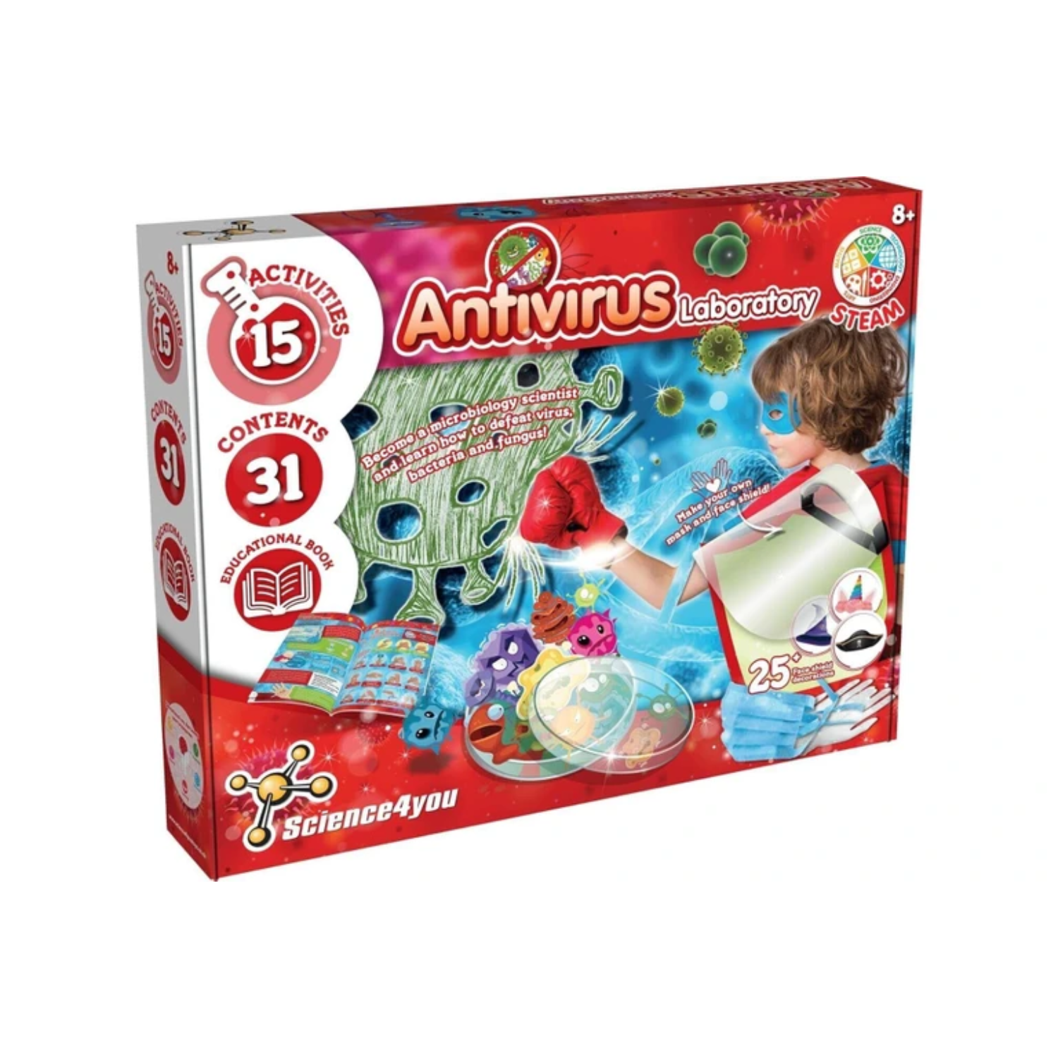 Science4you Antivirus Laboratory Science Activity School Project Experiment