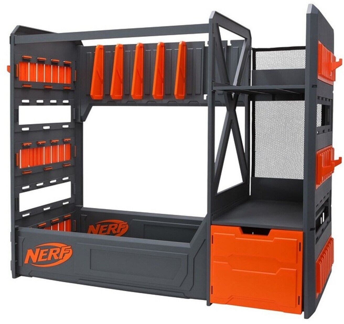 NERF Elite Blaster Rack Storage for up to Six Blasters