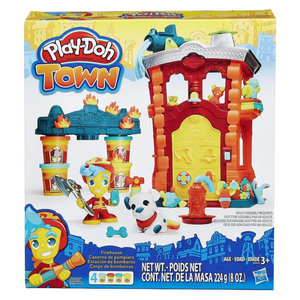 Play-doh Town Firehouse New Toy Firefighter