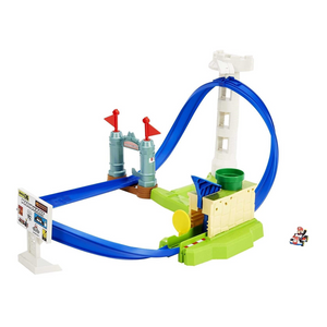 Hot Wheels New Toy Mariokart Circuit Slam Track Set Ages 5+ Race Car Mario Kart