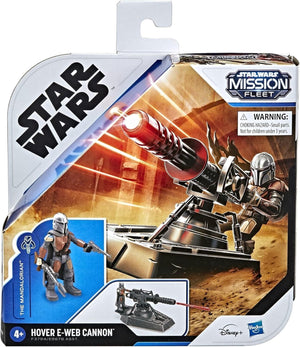 Star Wars Mission Fleet Expedition Class The Mandalorian Hover E-Web Cannon Play