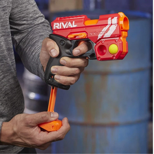NERF Rival-Red Knockout XX-100 Blaster-Ages 14+ Toy Gun Play Fire Fight Round Gi