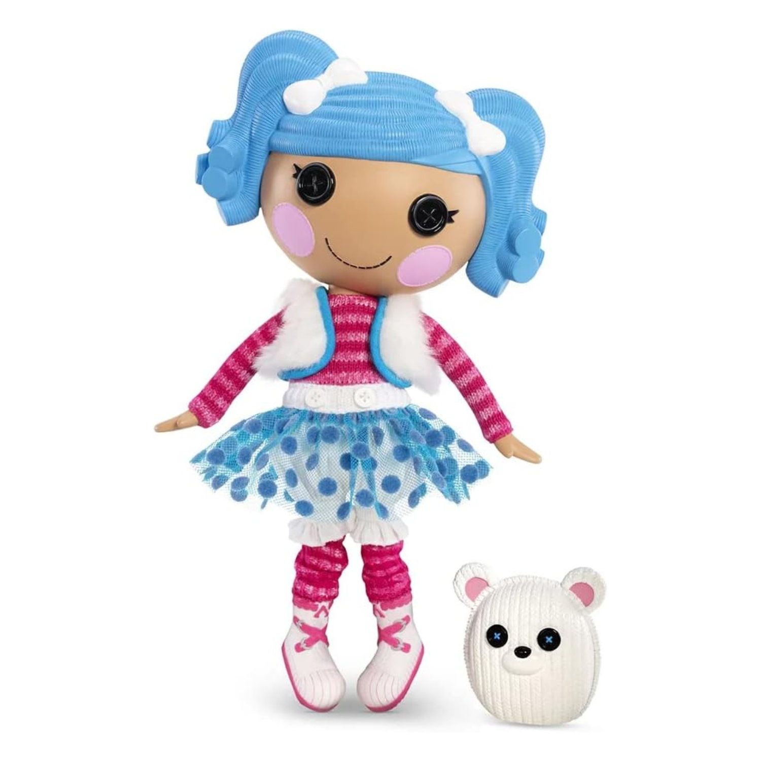 Lalaloopsy Mittens Fluff N Stuff 13" Doll with Pet Bear & Winter Outfit