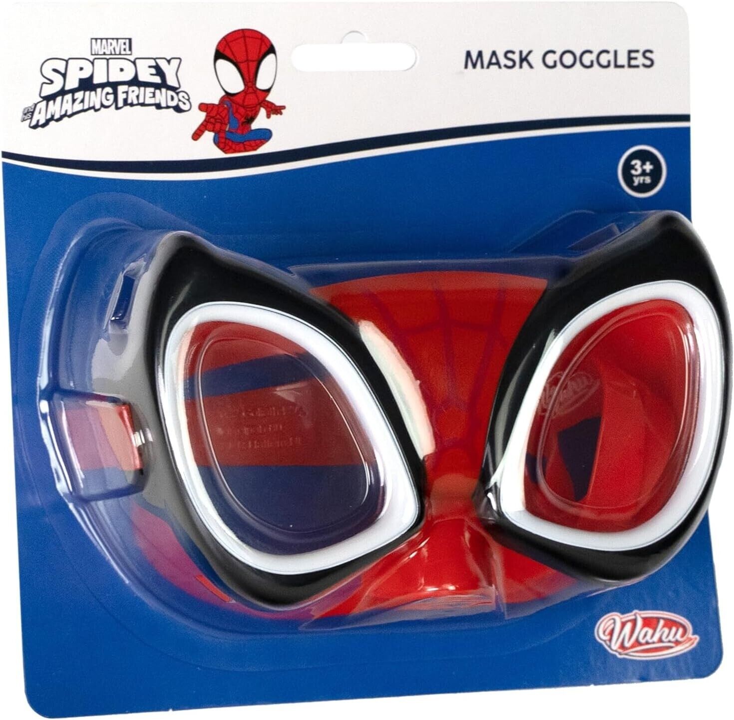 Wahu Spidey & Friends Mask Goggles Easy-Adjust Fit for Confident Swimming