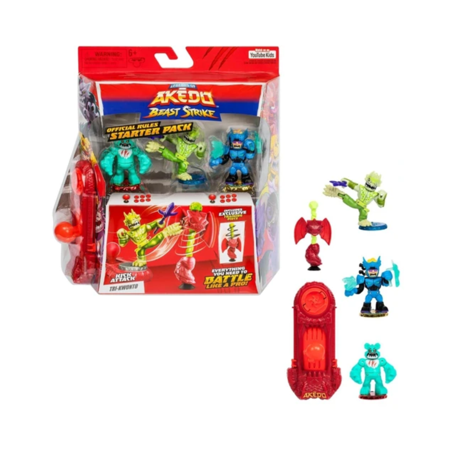 Legends of Akedo Beast Strike Kick Attack Beast Strike Starter Pack Figure Fight