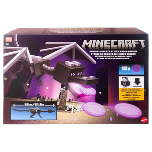 Minecraft Breath Ender Giant Dragon Action Figure with 10 Discs New Toy