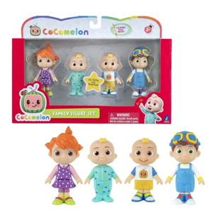 CoComelon 4 Figure Pack 3 Inch Figures JJ Tomtom Doll Play Gift Set