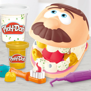 Play-Doh Drill n Fill Dentist Playset Drill Teeth Add Metallic Fillings 3+