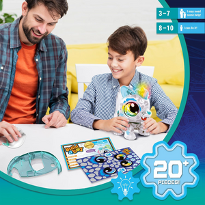 Build a Bot Build Your Own Interactive Pet Snow Leopard New Toy