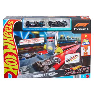 Hot Wheels Racing Formula 1 Track Set Race 2 1:64 Scale With 2 Cars New Toy