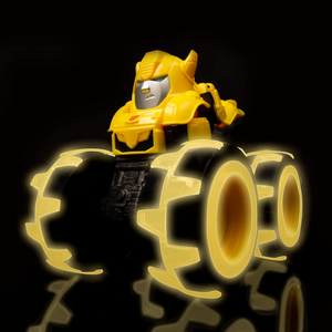 Transformers Bumblebee Monster Treads Truck Toy with Light-Up Wheels for Kids 3+