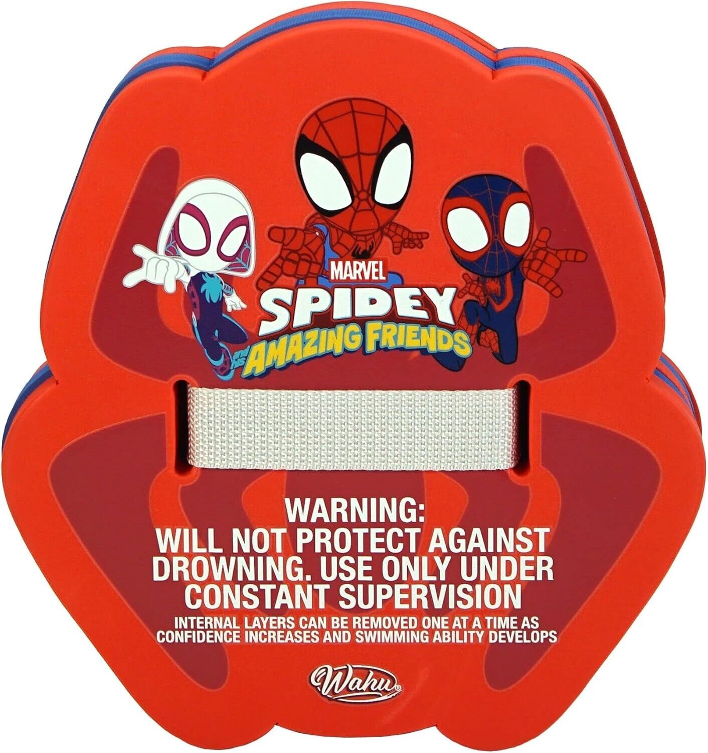 Wahu Spidey & Friends Back Bubble Learn Swimming Swim Water Play