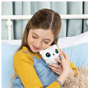 Owleez White Flying Baby Owl Electronic Pet Toy With Lights And Sounds New Toy