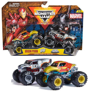 Monster Jam 2 Pack Official 1:64 Scale Diecast Truck Ages 3+ New Toy Race Car