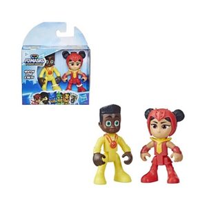 PJ Masks Disney Junior 2.5-Inch Mini Figure 2-Pack Newton Star & An