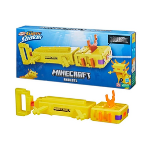 Nerf Super Soaker Minecraft Axolotl Water Blaster Mob Design Backyard Play Gift