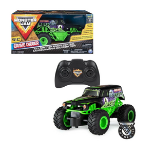 Monster Jam Official Grave Digger Remote Control Monster Truck 1: 24 RC Car 4+