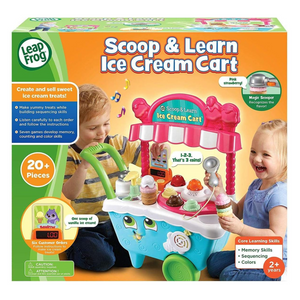 LeapFrog Scoop and Learn Ice Cream Cart Ages 2+ New Toy Play School Memory Game