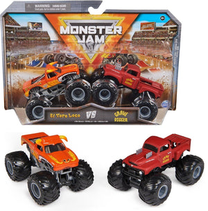 Monster Jam 2 Pack Official 1:64 Scale Diecast Truck Ages 3+ New Toy Race Car